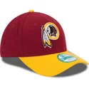 verstellbare-rote-und-gelbe-9forty-the-league-kappe-der-washington-commanders-nfl-von-new-era