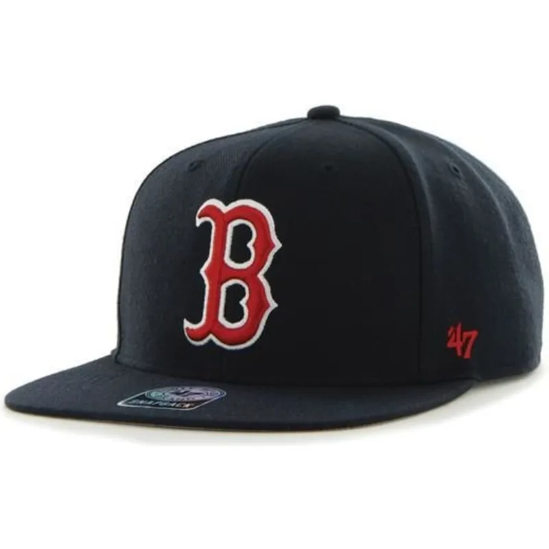 cap-rovna-navy-blue-snapback-boston-red-sox-mlb-47-brand