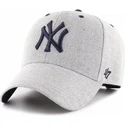 siltovka-zaoblena-siva-nastavitelny-new-york-yankees-mlb-47-brand