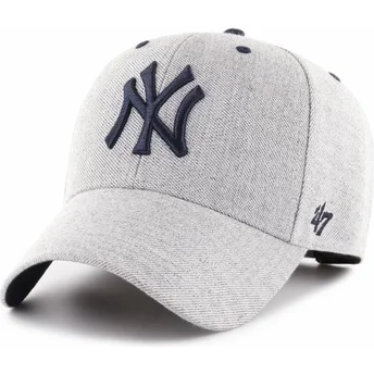 47-brand-curved-brim-new-york-yankees-mlb-mvp-storm-cloud-grey-adjustable-cap