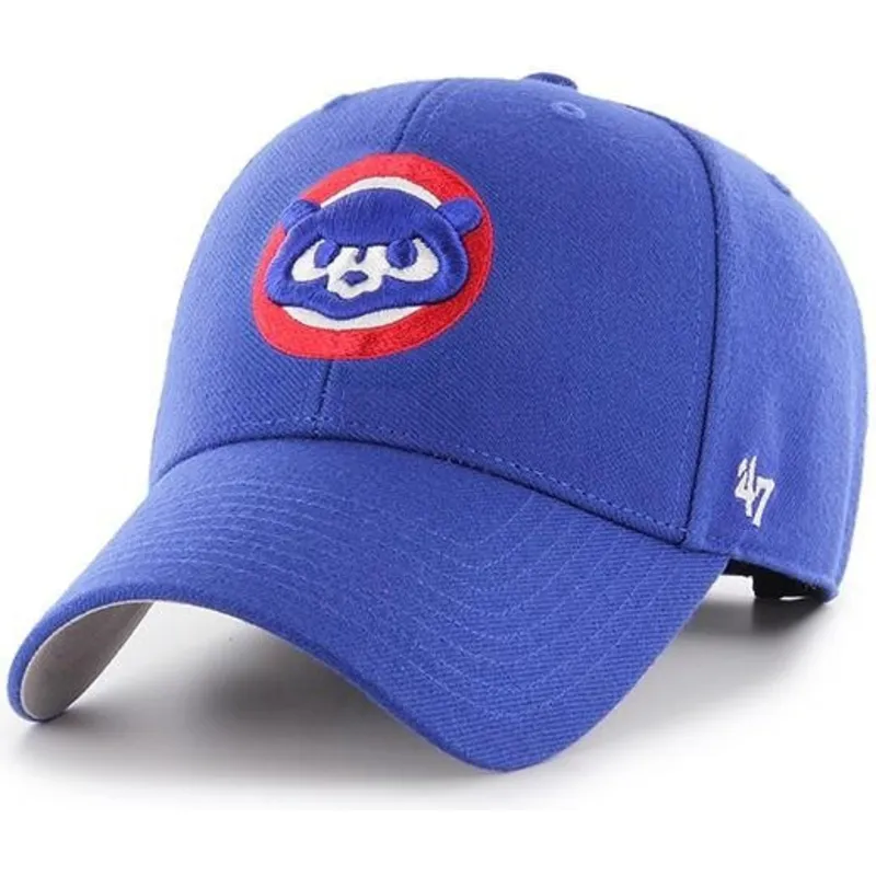 cap-zaoblena-blue-adjustable-strap-clasico-chicago-cubs-mlb-47-brand cap-zaoblena-blue-adjustable-strap-clasico-chicago-cubs-mlb-47-brand