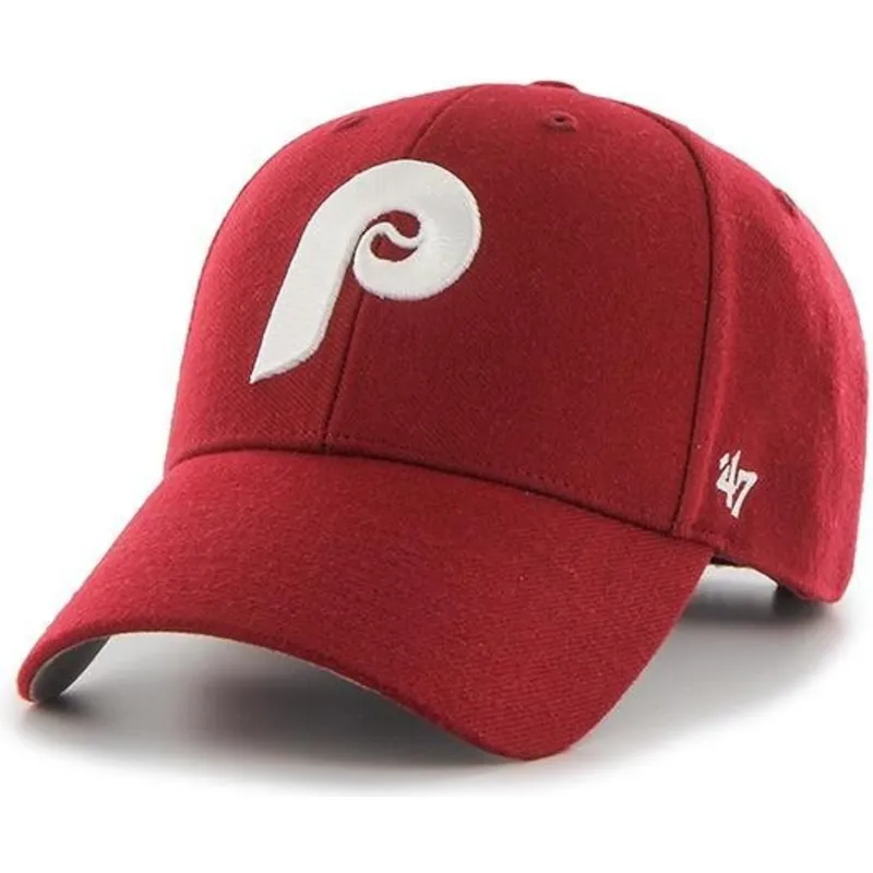 siltovka-zaoblena-cervena-nastavitelny-clasico-philadelphia-phillies-mlb-47-brand