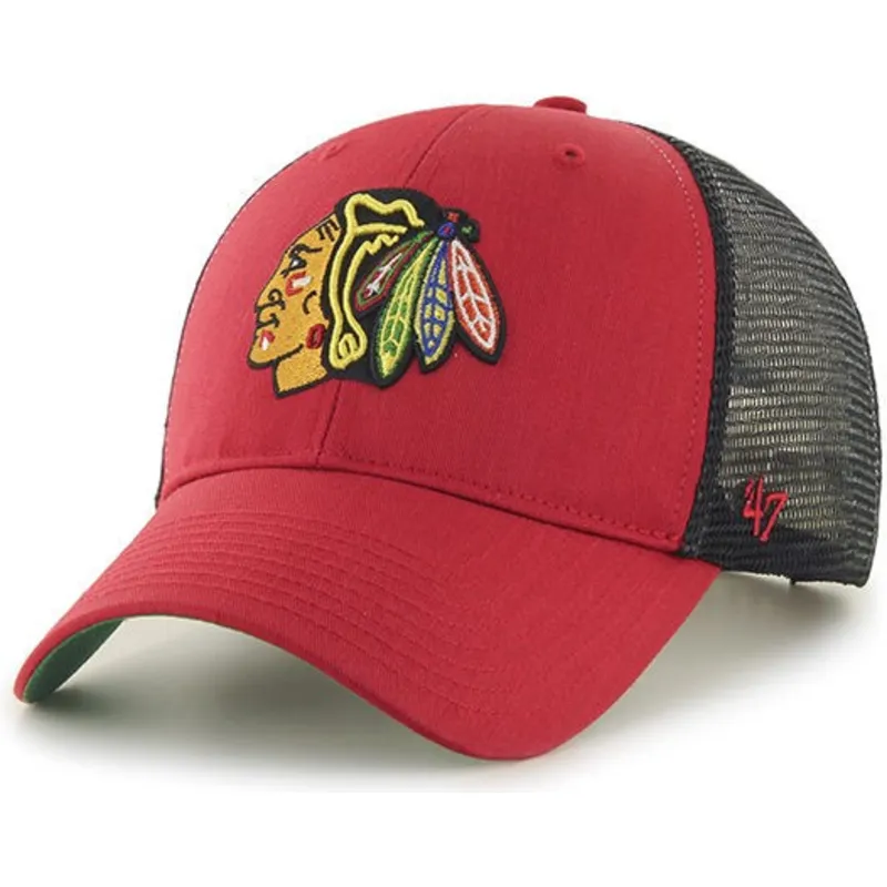 siltovka-zaoblena-cervena-snapback-chicago-blackhawks-nhl-47-brand