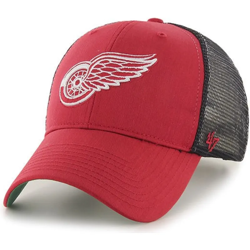 siltovky-zaoblena-kamionista-cervena-snapback-rejilla-detroit-red-wings-nhl-47-brand