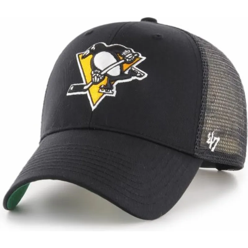 siltovka-zaoblena-cierna-snapback-pittsburgh-penguins-nhl-47-brand