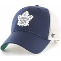siltovka-zaoblena-tmavomodra-snapback-toronto-maple-leafs-nhl-47-brand