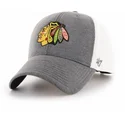 siltovka-zaoblena-siva-nastavitelny-chicago-blackhawks-nhl-47-brand