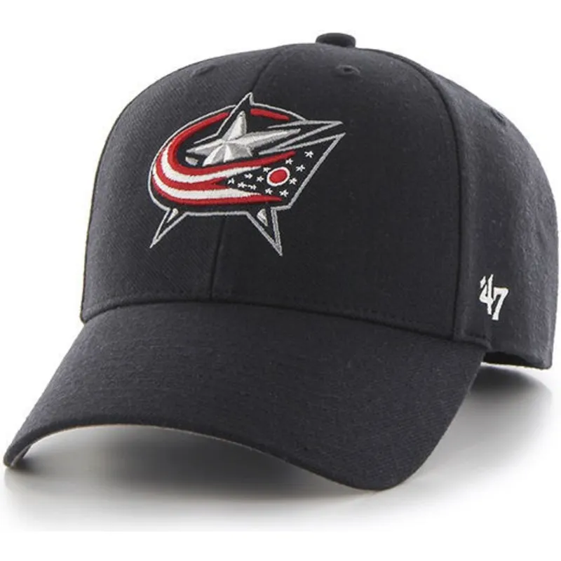 siltovka-zaoblena-tmavomodra-nastavitelny-columbus-blue-jackets-nhl-47-brand
