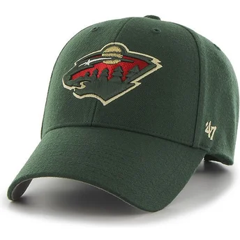 cap-zaoblena-green-adjustable-strap-minnesota-wild-nhl-47-brand