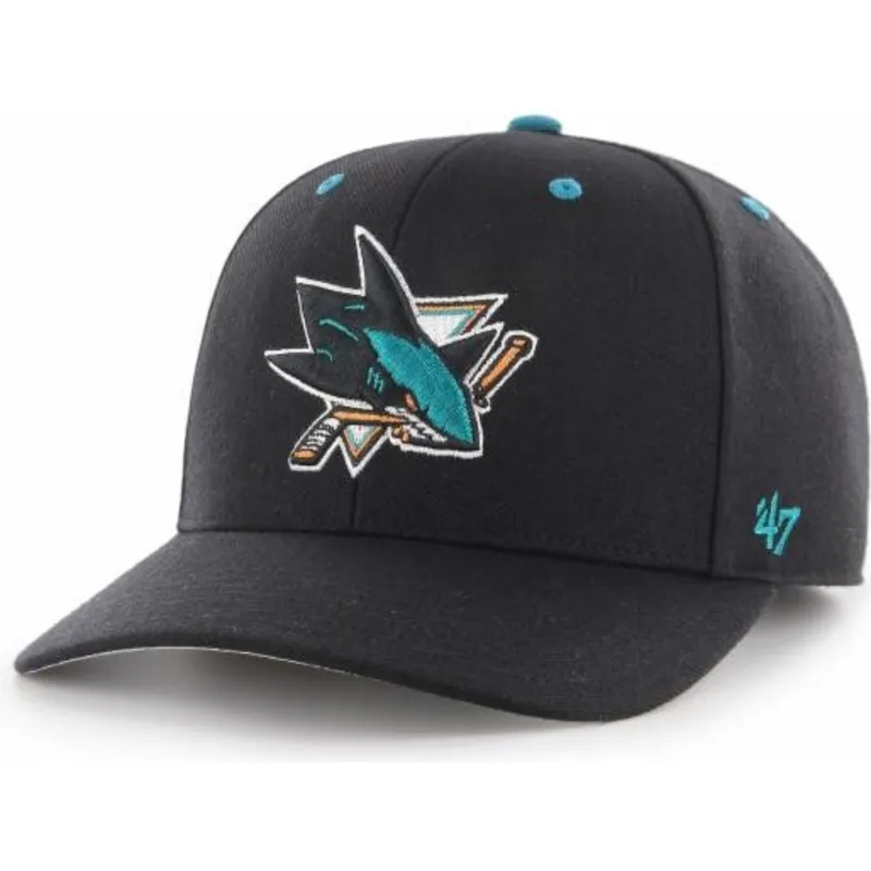 siltovka-zaoblena-cierna-nastavitelny-san-jose-sharks-nhl-47-brand