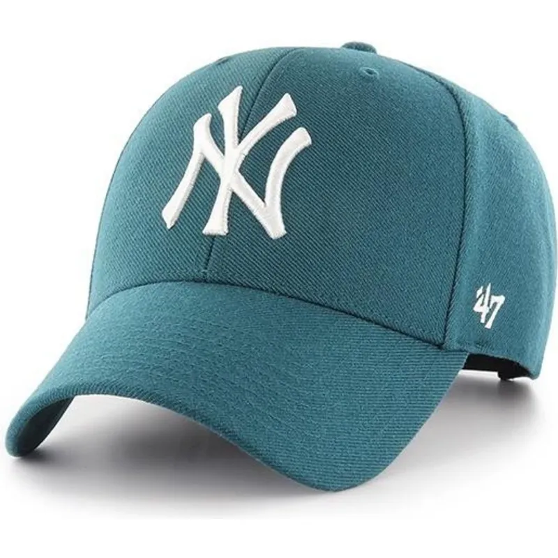 cap-zaoblena-green-adjustable-strap-pacifico-new-york-yankees-mlb-47-brand