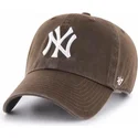 siltovka-zaoblena-hneda-nastavitelny-new-york-yankees-mlb-47-brand