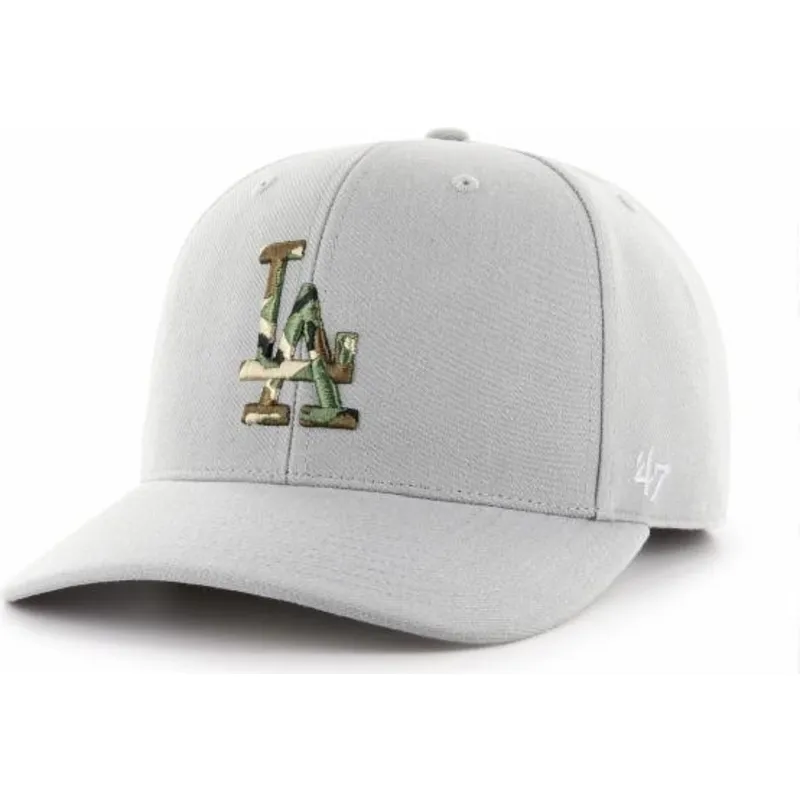 siltovka-zaoblena-siva-nastavitelny-los-angeles-dodgers-mlb-47-brand