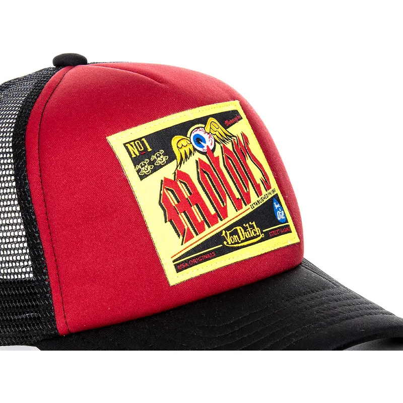 siltovka-zaoblena-cervena-snapback-ber02-von-dutch