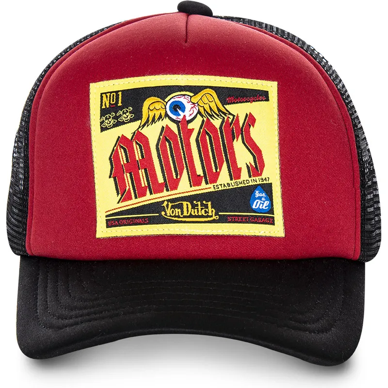 siltovka-zaoblena-cervena-snapback-ber02-von-dutch