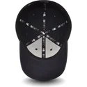 detroit-tigers-mlb-39thirty-mini-logo-schwarze-gebogene-stretch-fit-kappe-von-new-era