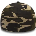 los-angeles-dodgers-mlb-new-era-39thirty-essential-schwarze-logo-camouflage-kappe-mit-gebogenem-schirm