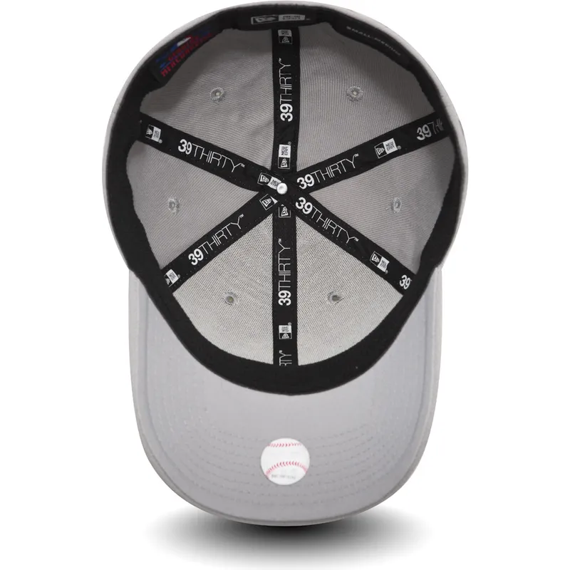 siltovka-zaoblena-siva-upravena-pre-deti-39thirty-stretch-rubber-emblem-new-york-yankees-mlb-new-era
