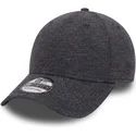 new-era-39thirty-slub-graue-gebogene-stretch-fit-kappe