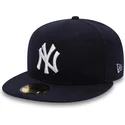 new-era-new-york-yankees-mlb-59fifty-fitted-cap-aus-kamelhaar-in-marineblau