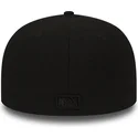 new-york-yankees-mlb-59fifty-night-time-schwarze-angepasste-flache-kappe-mit-schwarzem-logo-von-new-era