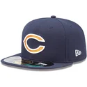 siltovka-rovna-tmavomodra-upravena-59fifty-on-field-chicago-bears-nfl-new-era