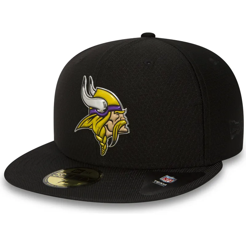 cap-rovna-black-ajustada-59fifty-black-coll-minnesota-vikings-nfl-new-era