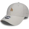 siltovka-zaoblena-biely-nastavitelny-bronce-9forty-melton-los-angeles-dodgers-mlb-new-era