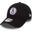 new-era-curved-brim-9forty-felt-infill-brooklyn-nets-nba-adjustable-cap-verstellbar-schwarz