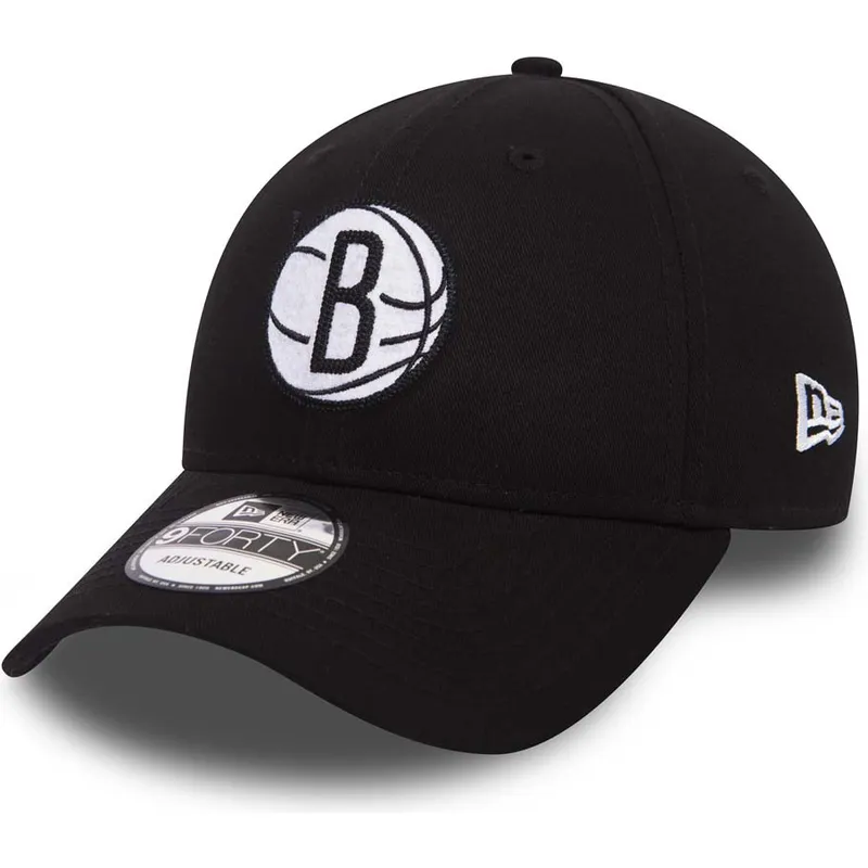 siltovka-zaoblena-cierna-nastavitelny-9forty-felt-infill-brooklyn-nets-nba-new-era