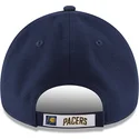 marineblaue-verstellbare-curved-cap-9forty-the-league-der-indiana-pacers-nba-von-new-era