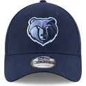 siltovka-zaoblena-modra-nastavitelny-bordado-9forty-the-league-memphis-grizzlies-nba-new-era