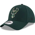 siltovky-zaoblena-zelena-nastavitelny-pasik-9forty-the-league-milwaukee-bucks-nba-new-era