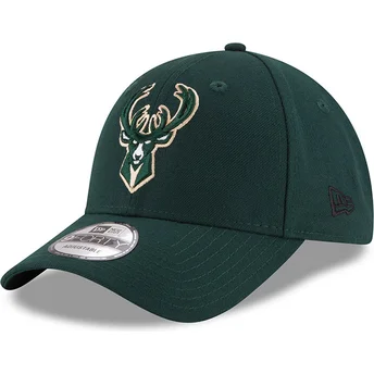 cap-zaoblena-green-adjustable-strap-9forty-the-league-milwaukee-bucks-nba-new-era