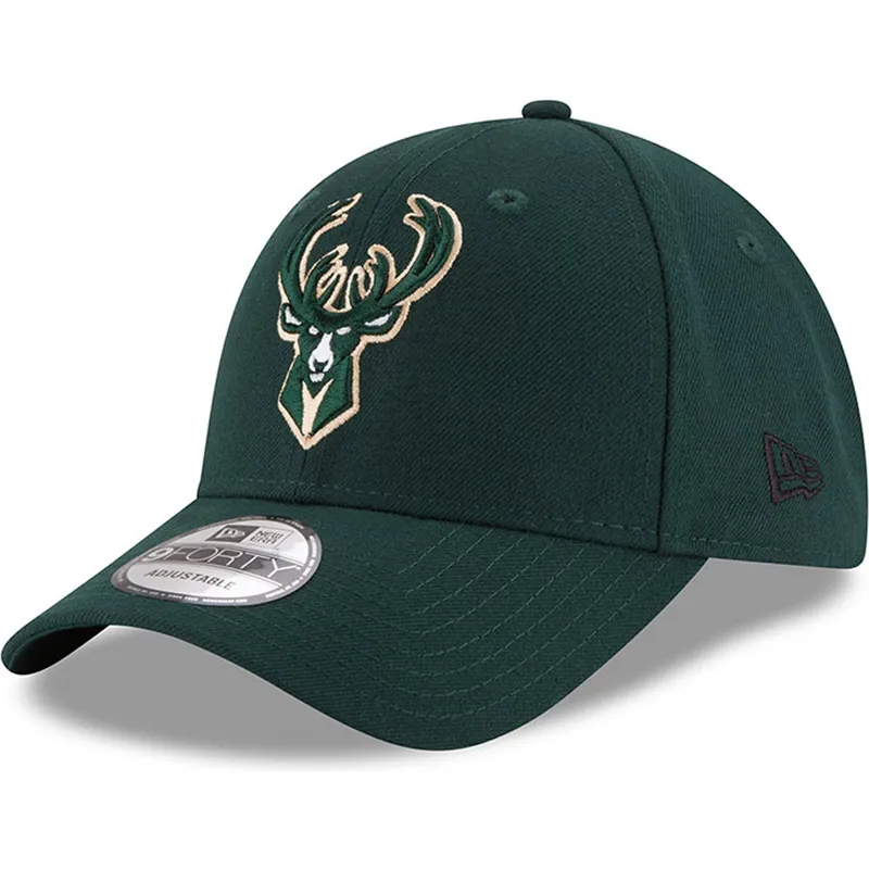 cap-zaoblena-green-adjustable-strap-9forty-the-league-milwaukee-bucks-nba-new-era cap-zaoblena-green-adjustable-strap-9forty-the-league-milwaukee-bucks-nba-new-era