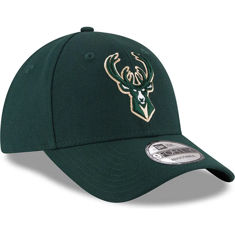 cap-zaoblena-green-adjustable-strap-9forty-the-league-milwaukee-bucks-nba-new-era cap-zaoblena-green-adjustable-strap-9forty-the-league-milwaukee-bucks-nba-new-era
