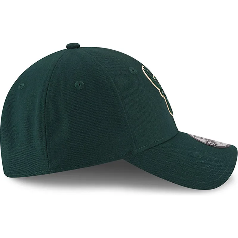 siltovky-zaoblena-zelena-nastavitelny-pasik-9forty-the-league-milwaukee-bucks-nba-new-era