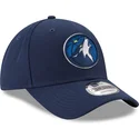 cap-zaoblena-navy-blue-adjustable-strap-9forty-the-league-minnesota-timberwolves-nba-new-era