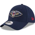 cap-zaoblena-navy-blue-adjustable-strap-9forty-the-league-new-orleans-pelicans-nba-new-era