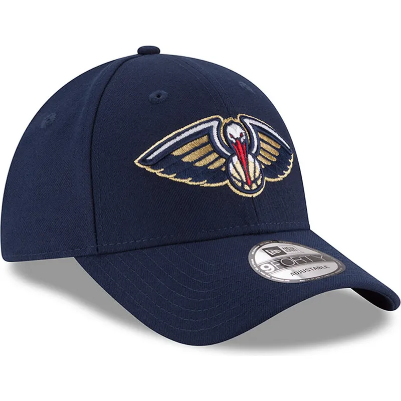 cap-zaoblena-navy-blue-adjustable-strap-9forty-the-league-new-orleans-pelicans-nba-new-era