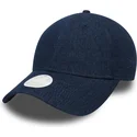 siltovka-zaoblena-modra-nastavitelny-efecto-vaquero-9forty-denim-new-era