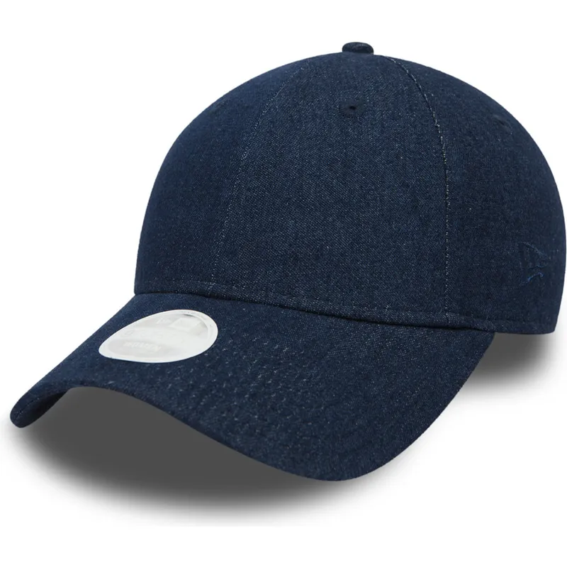 siltovka-zaoblena-modra-nastavitelny-efecto-vaquero-9forty-denim-new-era