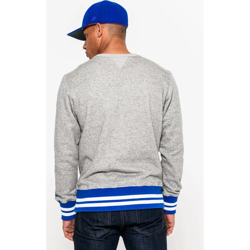 mikiny-bez-kapucne-siva-crew-neck-heritage-brooklyn-dodgers-mlb-new-era