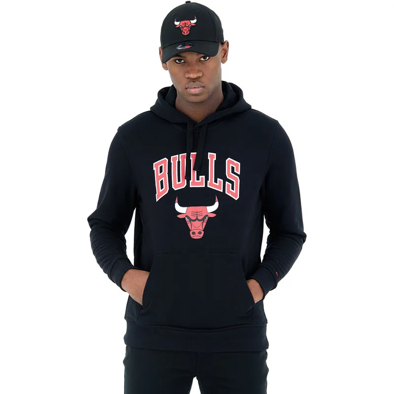 mikiny-s-kapucnou-cierna-pullover-hoody-chicago-bulls-nba-new-era