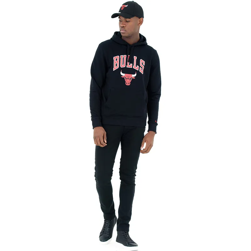 mikiny-s-kapucnou-cierna-pullover-hoody-chicago-bulls-nba-new-era