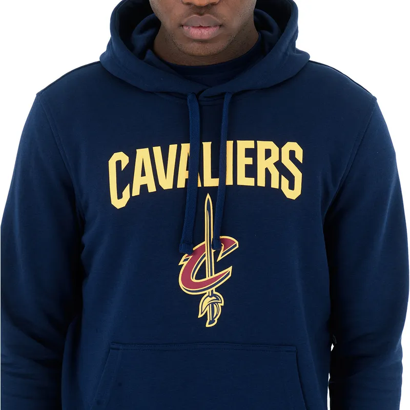 mikiny-s-kapucnou-modra-pullover-hoody-cleveland-cavaliers-nba-new-era