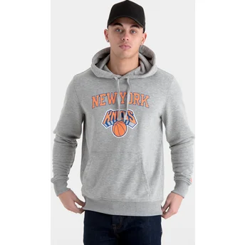 New Era Pullover Hoody New York Knicks NBA Grey Sweatshirt