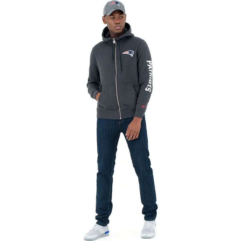 mikiny-s-kapucnou-kamen-full-zipped-hoody-new-england-patriots-nfl-new-era