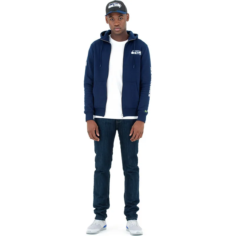 mikiny-s-kapucnou-modra-full-zipped-hoody-seattle-seahawks-nfl-new-era