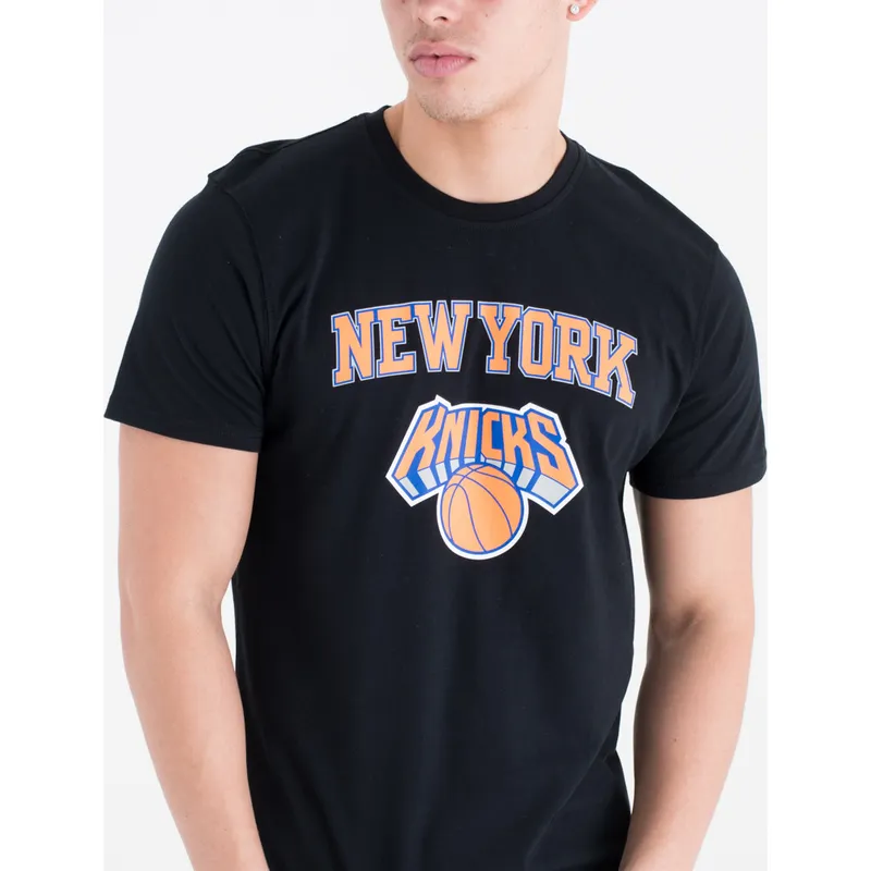 tricka-kratky-rukav-cierna-new-york-knicks-nba-new-era